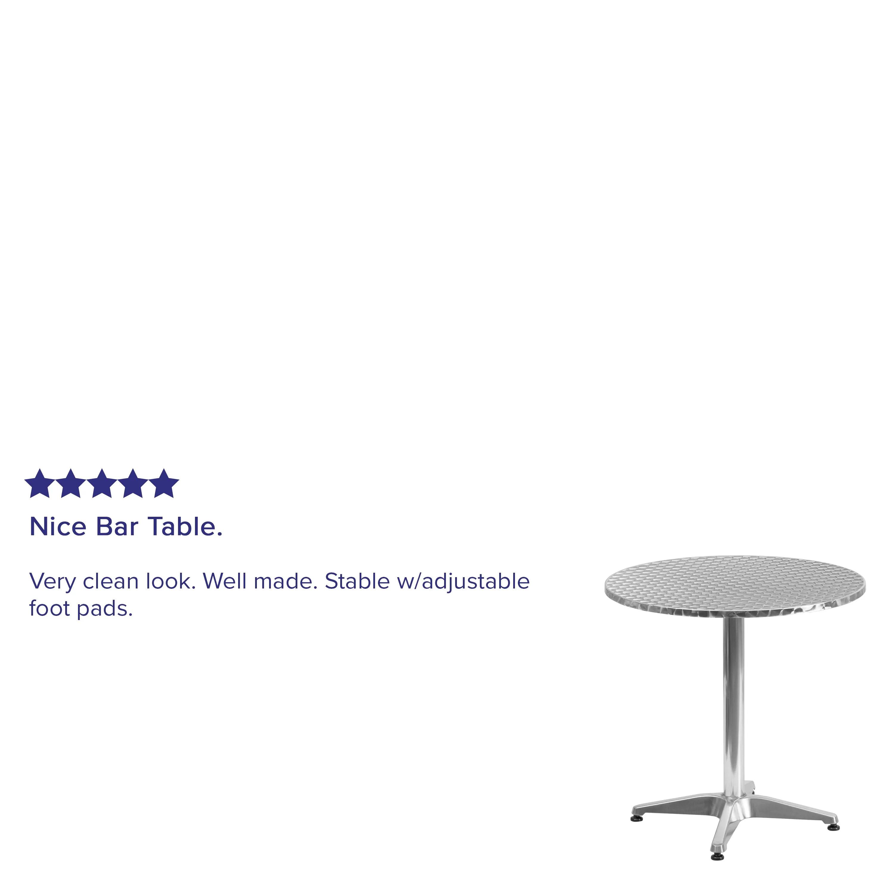 27.5RD Aluminum Table TLH-052-2-GG