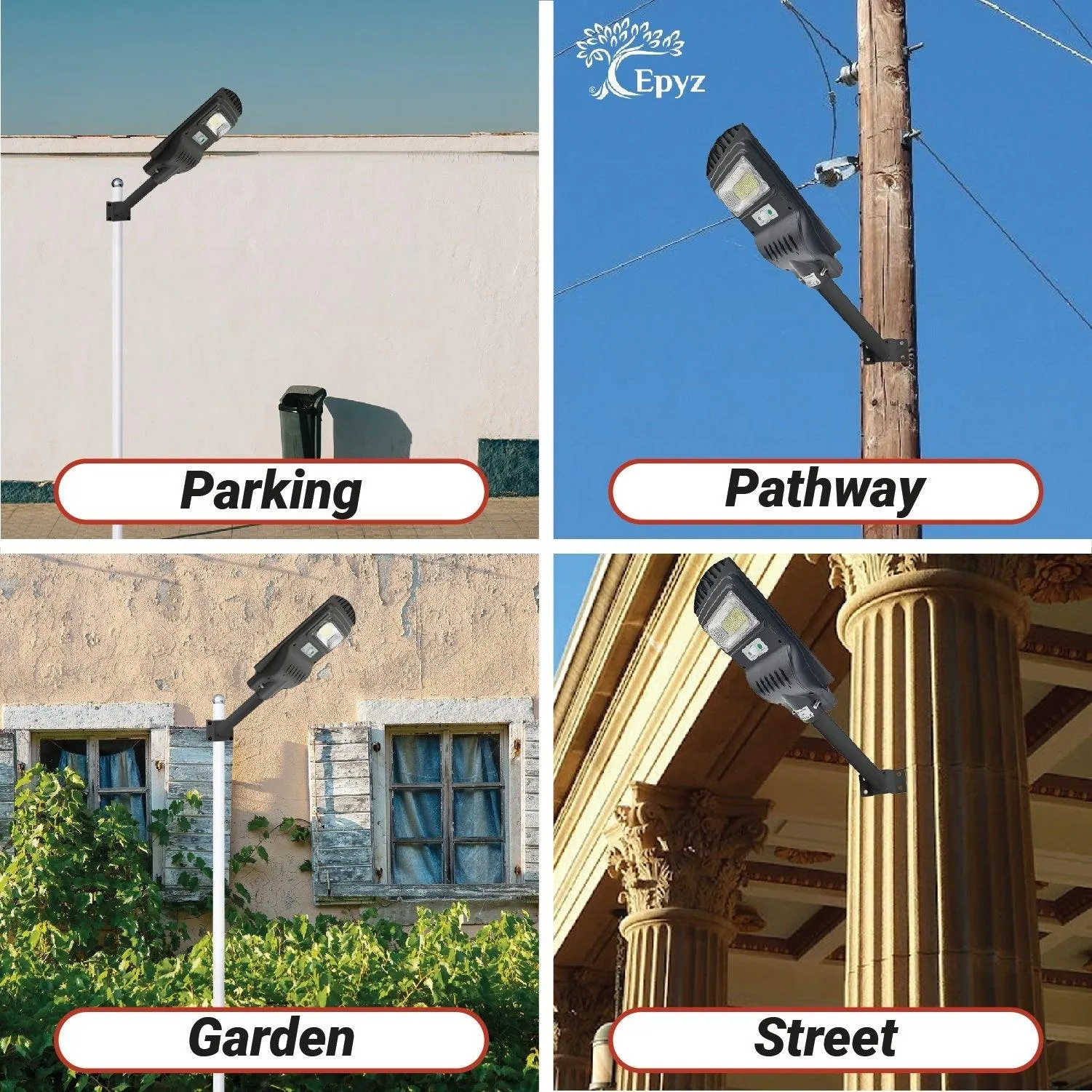30 Watt Solar Street Light (White Light)