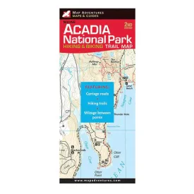 Acadia Hike-bike Trail Map