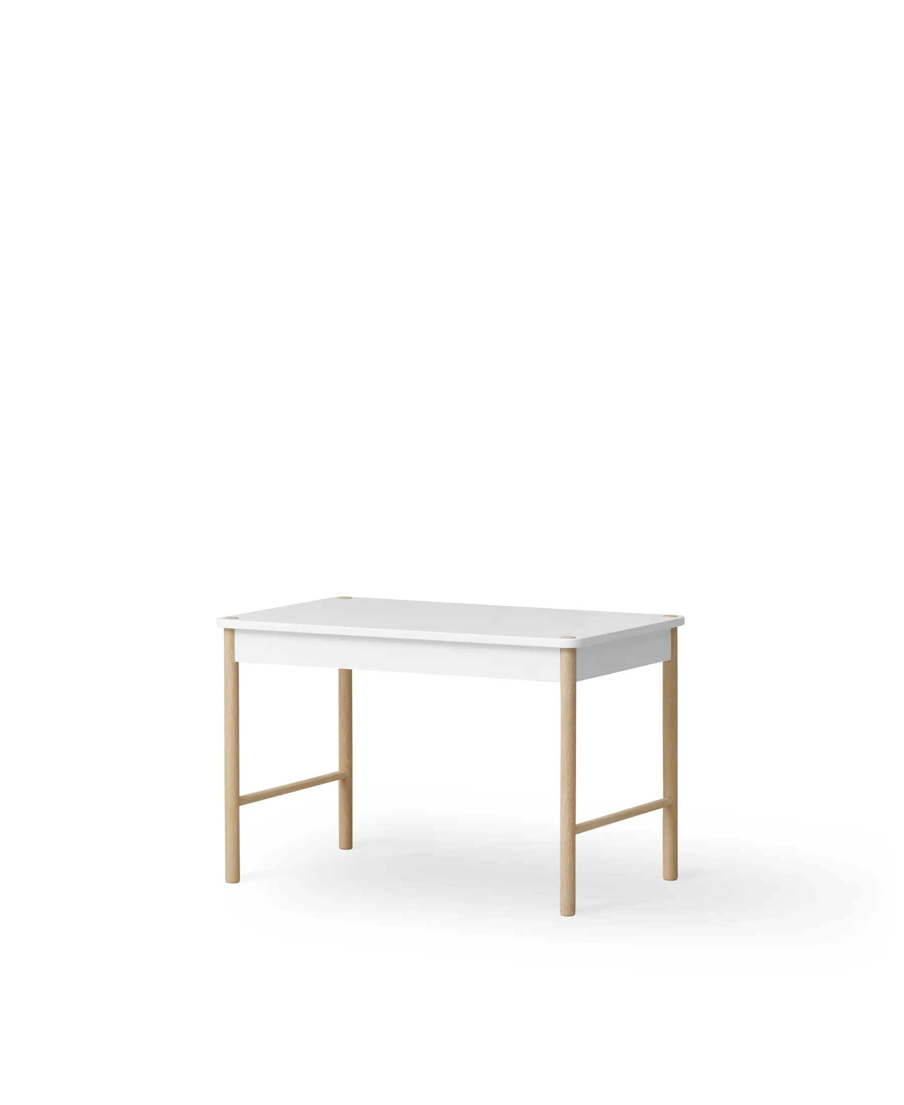 Camp toddler play table, white/oak