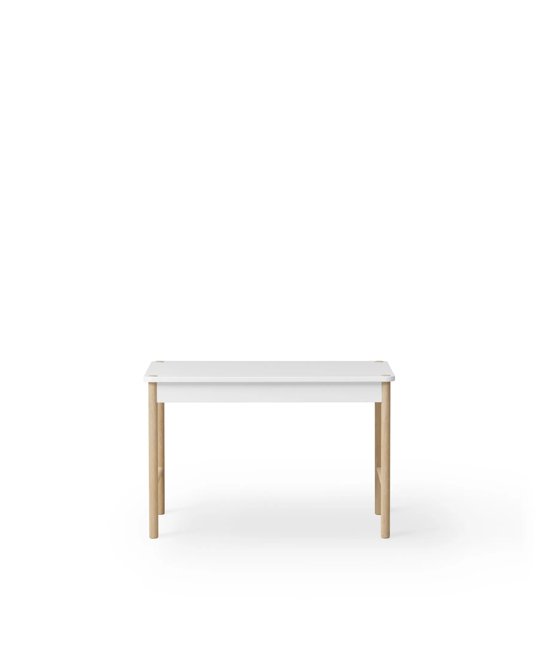 Camp toddler play table, white/oak