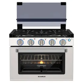 Camplux 3 Burner Gas Cooktop Range With Oven - Stainless Steel