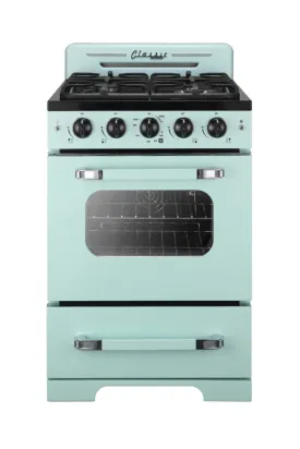 Classic Retro by Unique 24” Convection Gas Range