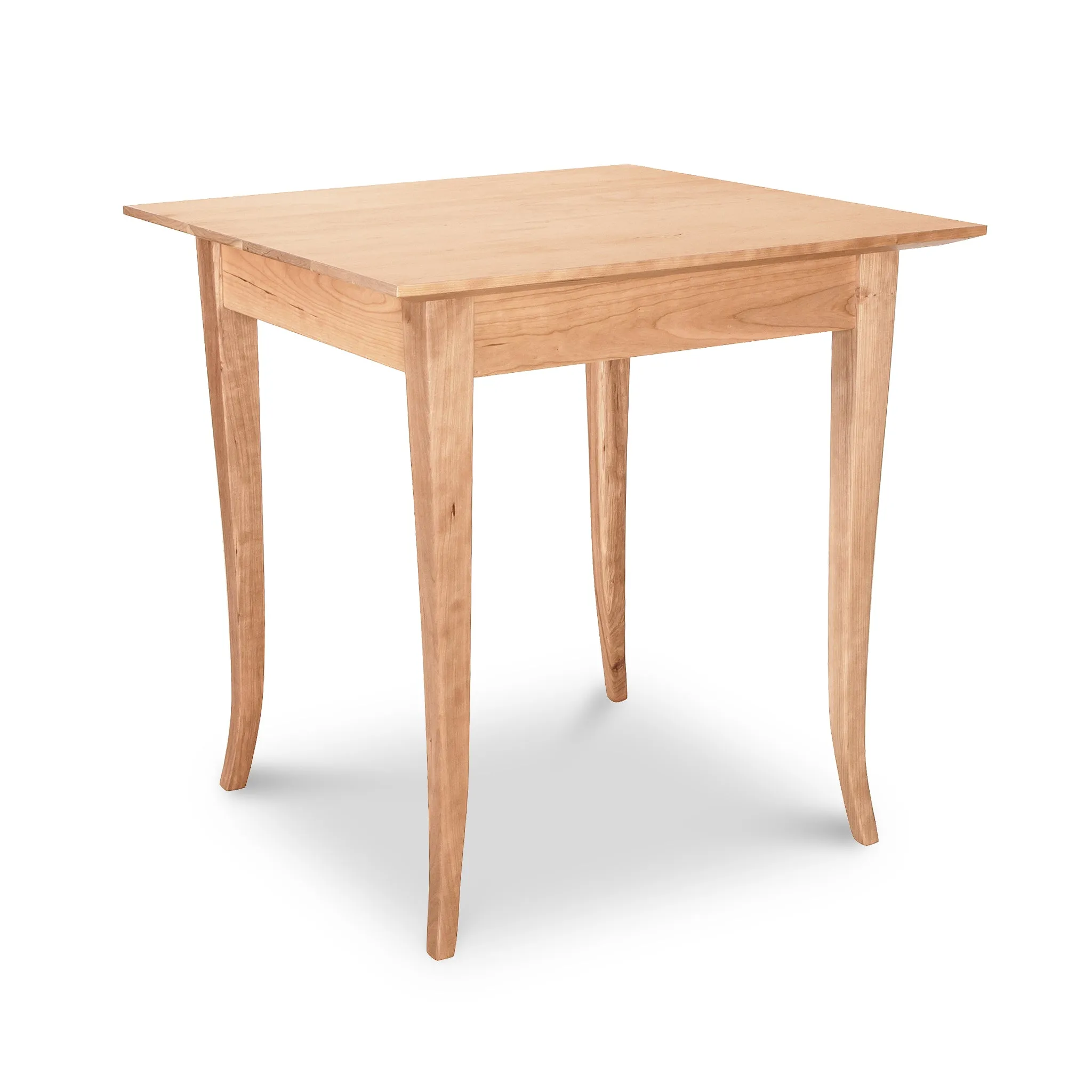 Classic Shaker Flare Leg Square Solid Top Table