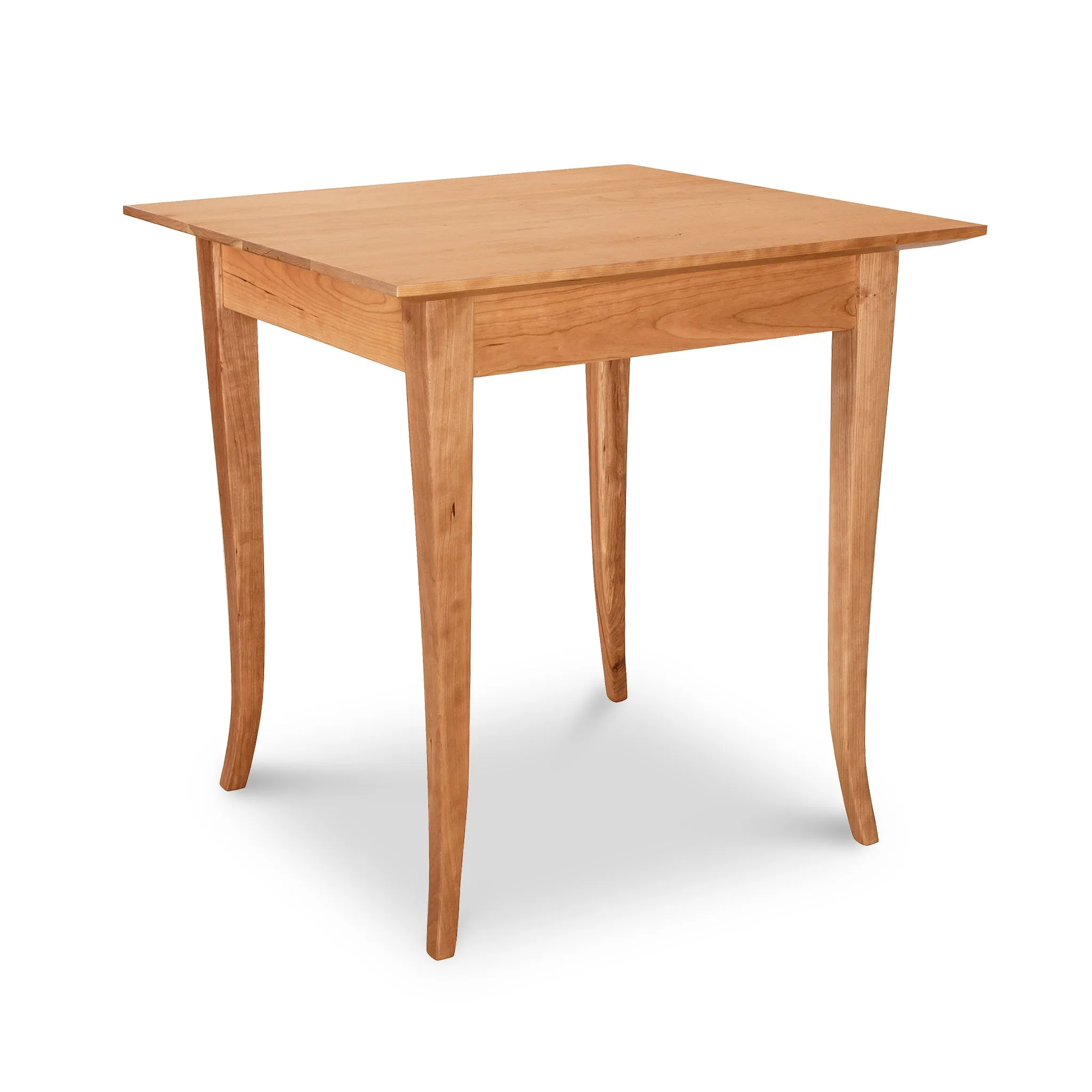 Classic Shaker Flare Leg Square Solid Top Table