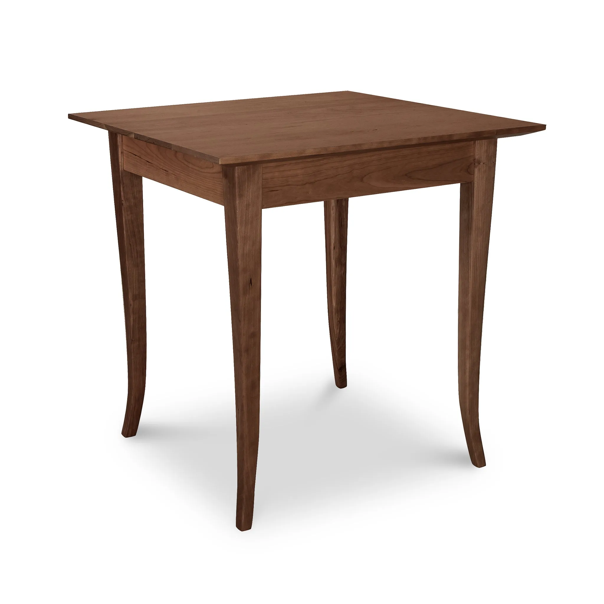 Classic Shaker Flare Leg Square Solid Top Table