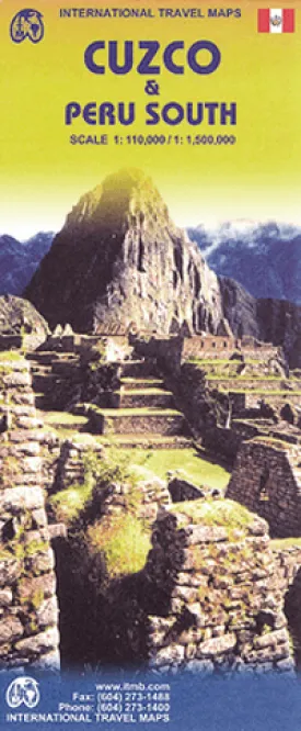 Cuzco & Peru South Folded Travel Map (3rd Edition) by ITMB (2009)