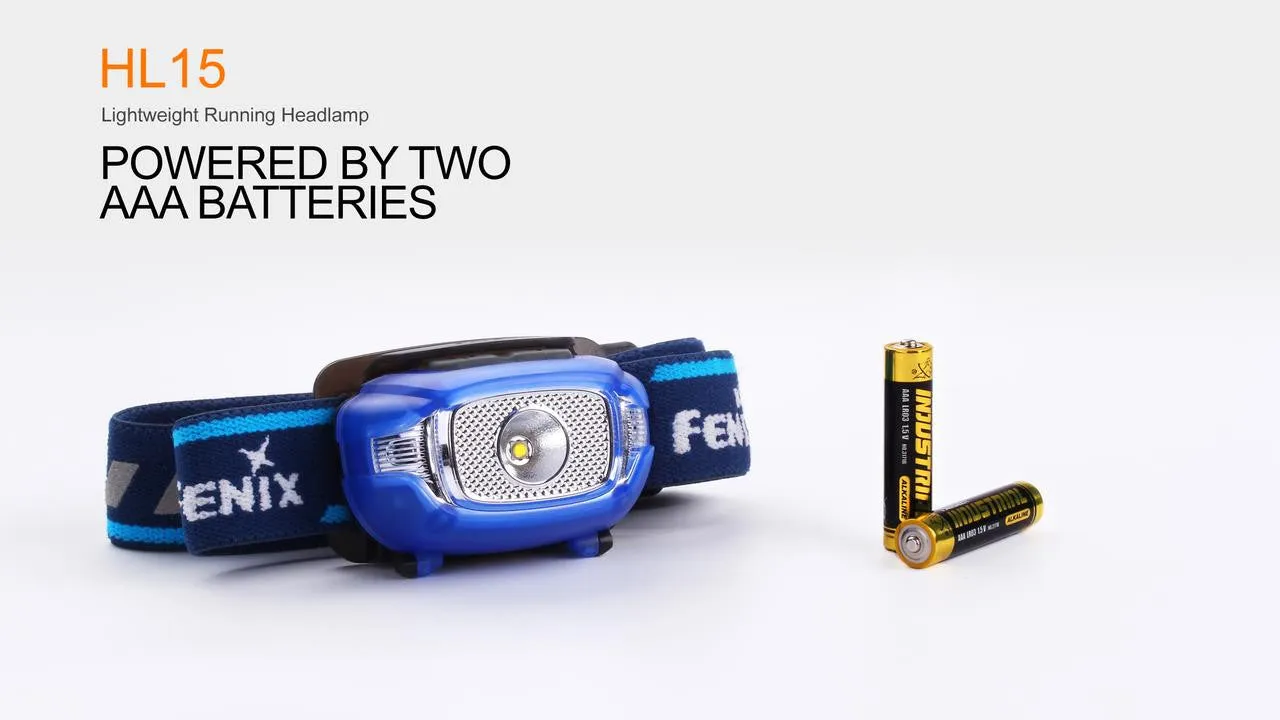 Fenix HL15 200 Lumen CREE LED light weight jogging Headlamp (puple color body)