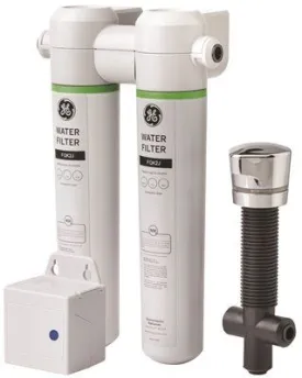 Ge Twist And Lock Under Counter Dual Flow Water Filtration System