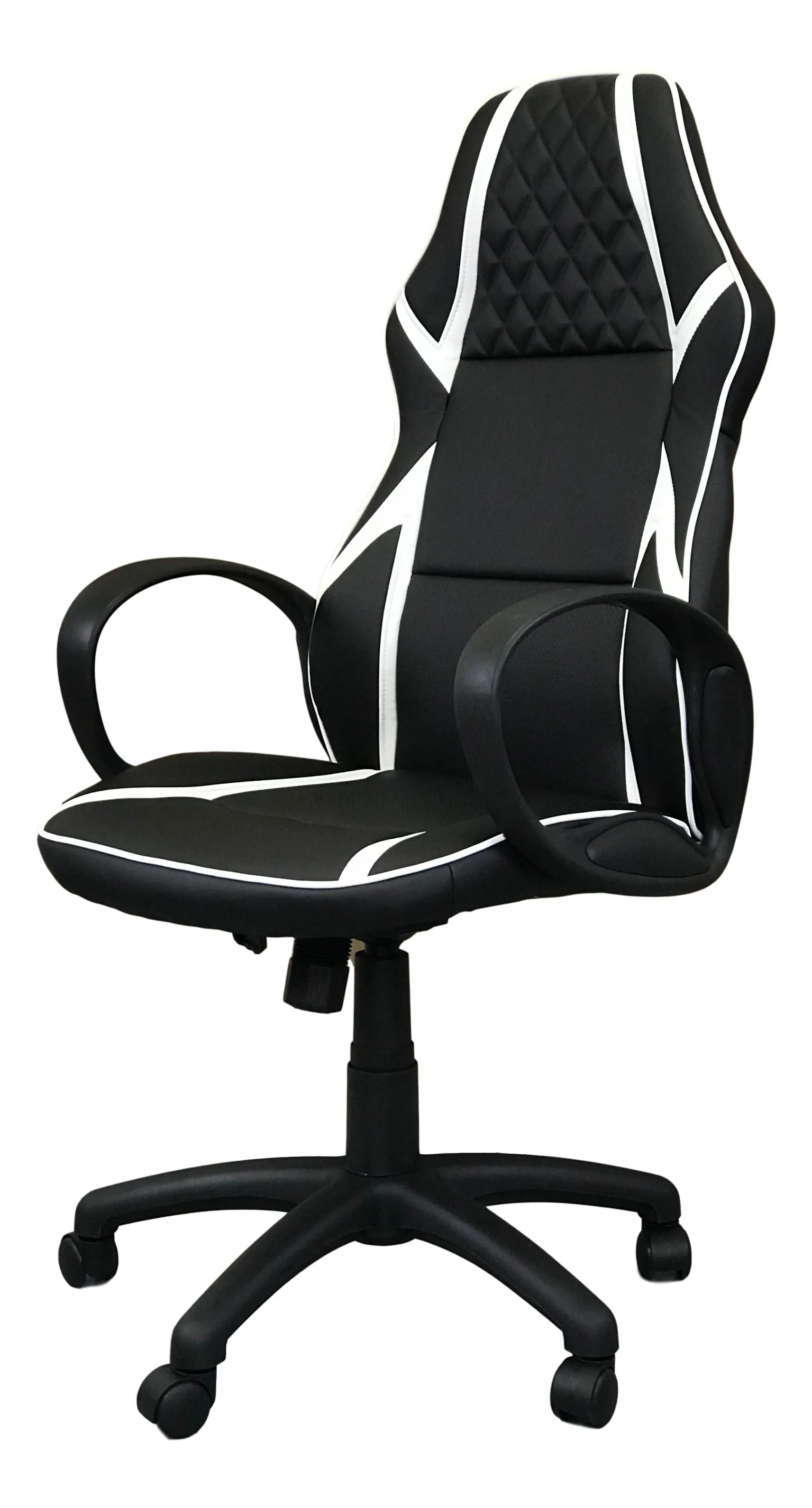 HAWK SERIES/ 1093 GAMING CHAIR (WHITE & BLACK)