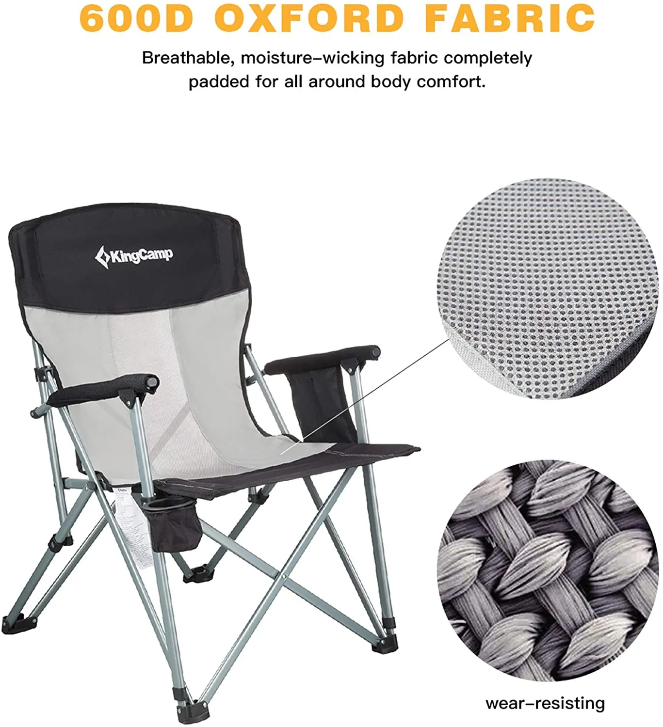 KingCamp Folding Lightweight Camping Chair