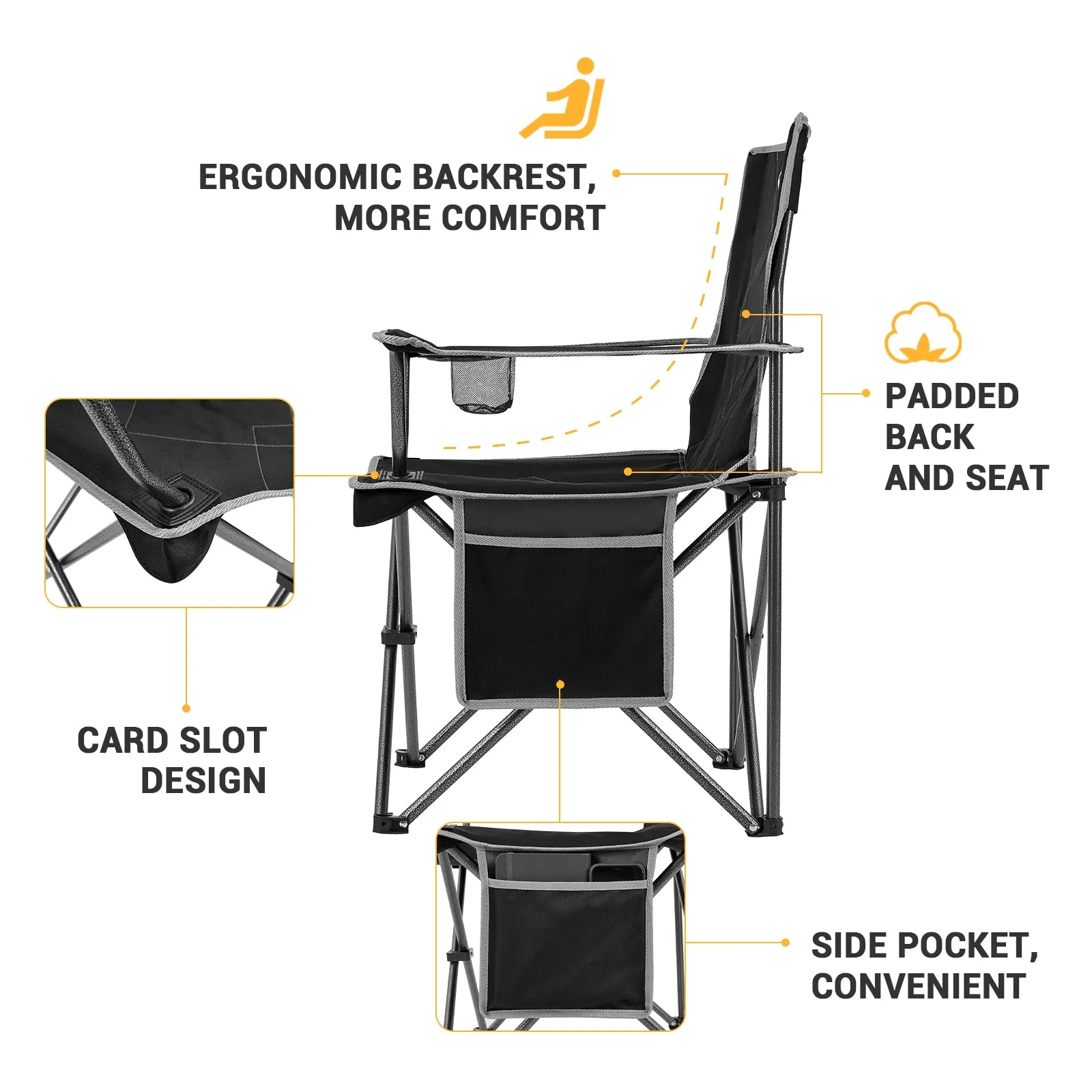 KingCamp Lightweight Folding Camping Chair