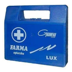 KIT farm Max navy blue with a mouthpiece, First aid kit