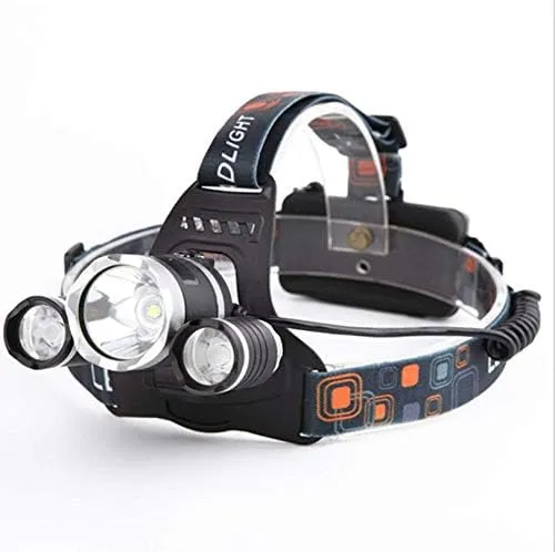 LED Headlamp Rechargeable High Quality 3LED #0837