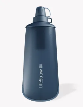 LifeStraw - 1Lt Collapsible Squeeze Bottle - Mountain Blue