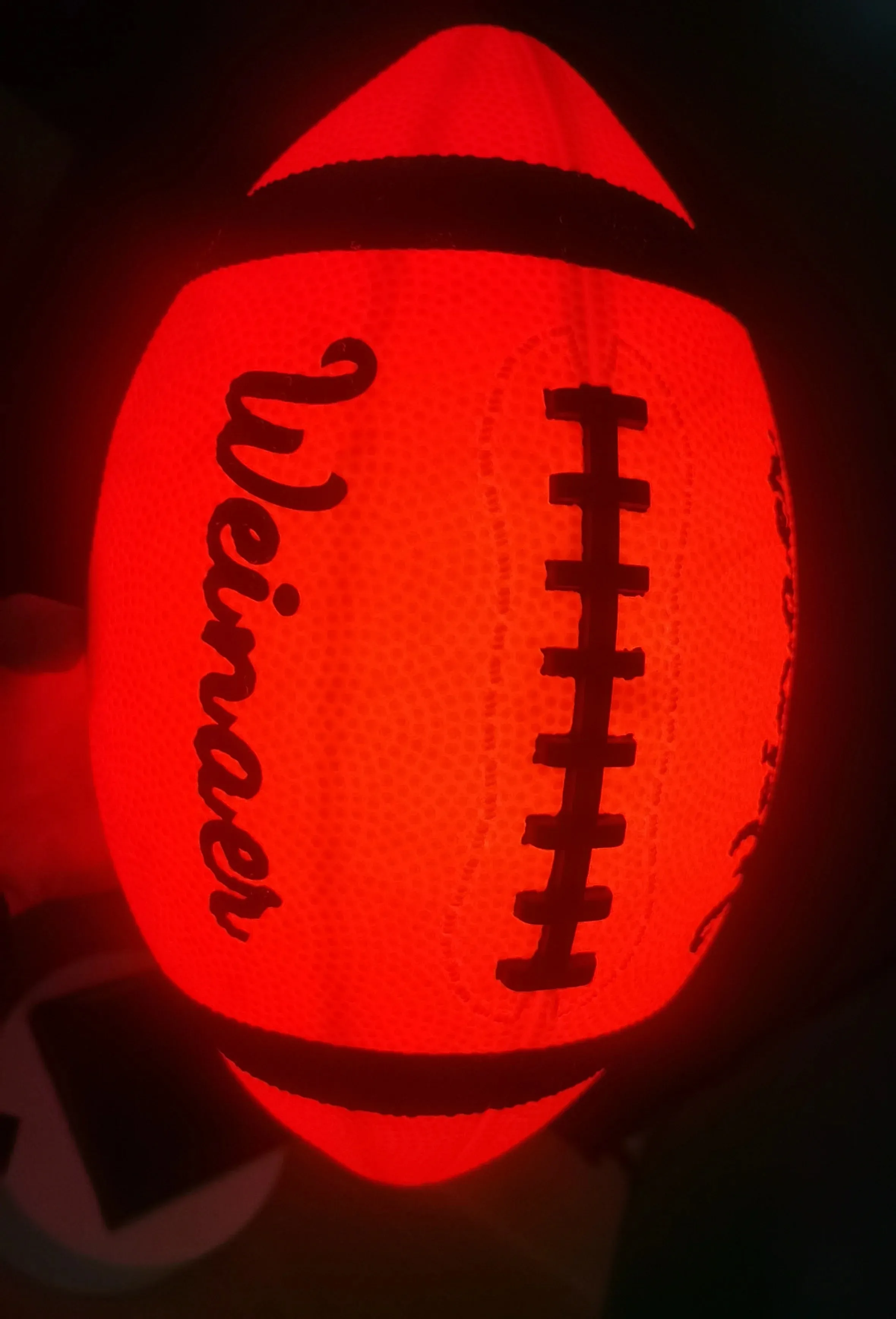 Light Up Football - Glow in the Dark FootBall - NO 6 - Outdoor Sports Birthday Gifts for Boys 8-15  Year Old - Kids - Cool Toys