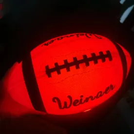 Light Up Football - Glow in the Dark FootBall - NO 6 - Outdoor Sports Birthday Gifts for Boys 8-15  Year Old - Kids - Cool Toys