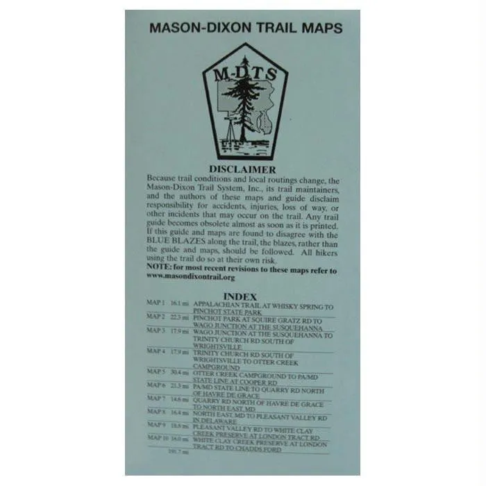 Mason-dixon Trail Map