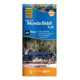 Munda Biddi Trail Map 1 - Mundaring to Dandalup Campsite