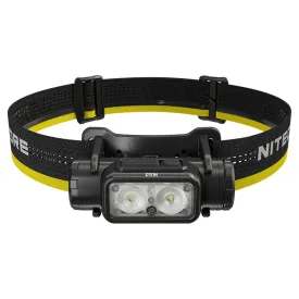 Nitecore NU53 1800 Lumen USB-C Rechargeable Industrial Headlamp w/ Red Aux LED