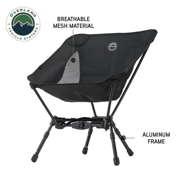 OVS Compact Camping Chair with Collapsible Aluminum Frame