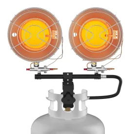 Portable Propane Tank Dual Burners - 30000BTU