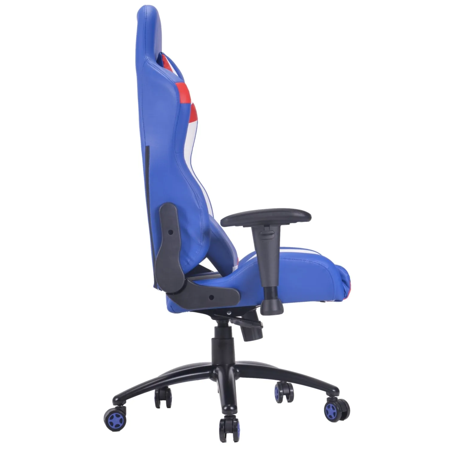 PRO-X SERIES/ 77E07 GAMING CHAIR (BLUE-RED-WHITE)