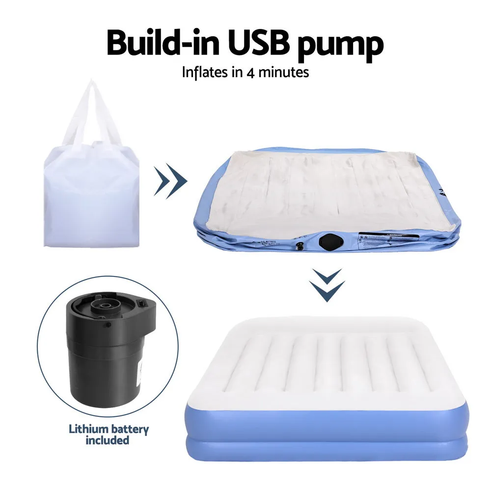 Queen Air Mattress with Built-in Pump - Weisshorn