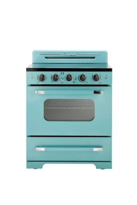 UNIQUE Classic Retro 30” Electric Range With Convection Oven (SmoothTop)