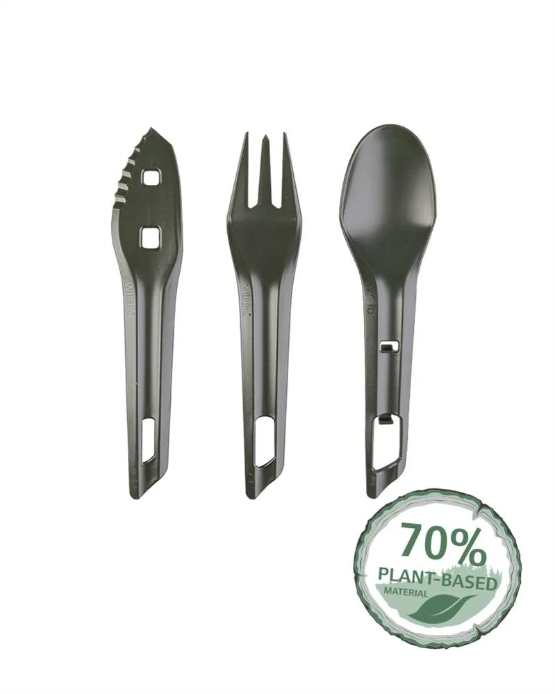 Wildo The Ocys Outdoor Cutlery Set - Olive